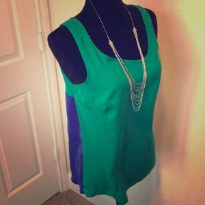 Mossimo Green and Blue Tank